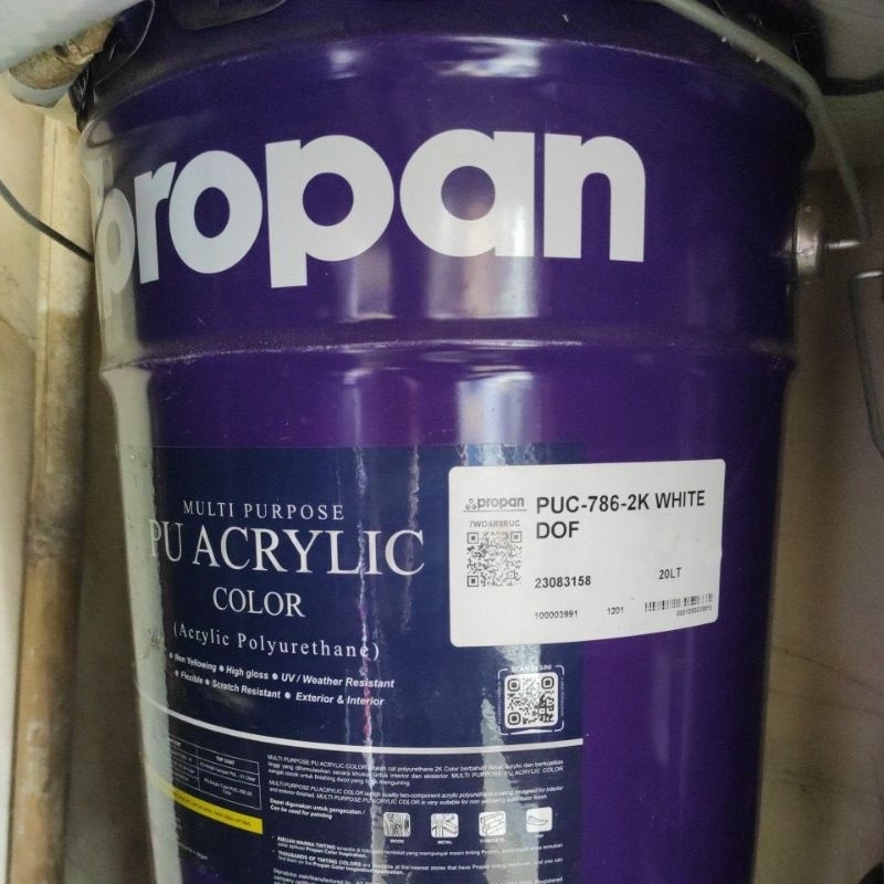 PU PROPAN 786 WHITE DOFF 1PAIL