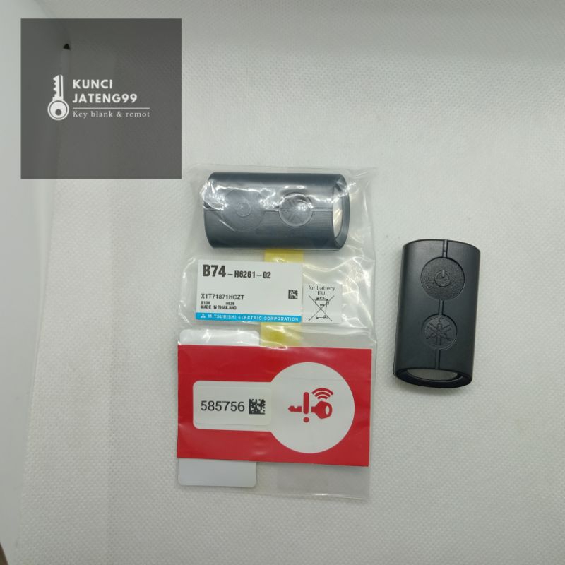Kunci keyless Motor Yamaha Aerox Nmax Xmax lexi Free Go Fazzio Grand filano. kunci remote keyless al