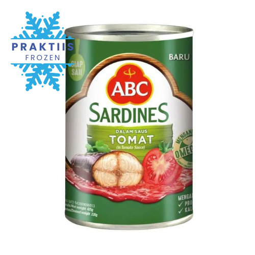 

ABC SARDEN SAUS CABAI 425GR IKAN SARDEN KALENG / MAKANAN KALENG