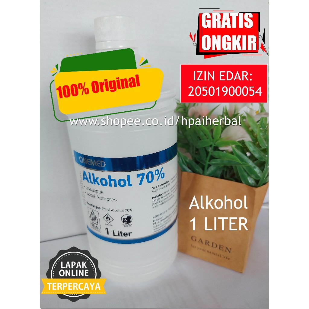 ONEMED Alkohol 1 Liter 70%