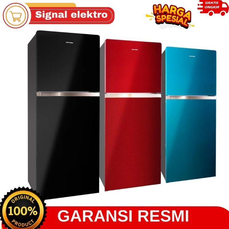 KULKAS POLYTRON PRW 29MN BELLEZA JUMBO 2 PINTU GARANSI RESMI