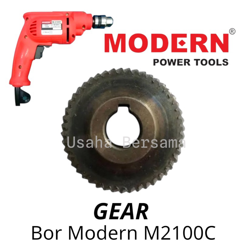 M2100C MODERN Gear Mesin Bor 10mm Listrik Tangan Gir Gigi Nanas M-2100C M2100C M-2100 C