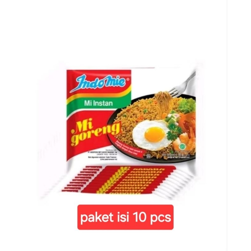 

Indomie Goreng Paket Isi 10 Pcs