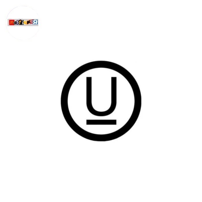 

sticker undercover japan u logo rounded stiker jun takahashi undercoverism