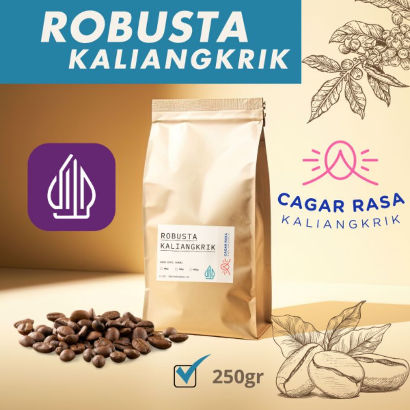 

Kopi Robusta Kaliangkrik 250gr Kopi Bubuk Roasted Beans Coffee| Cagar Rasa