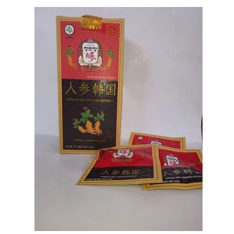 

Promo Terlaris Red Ginseng Korea Per Pack 20 sachet