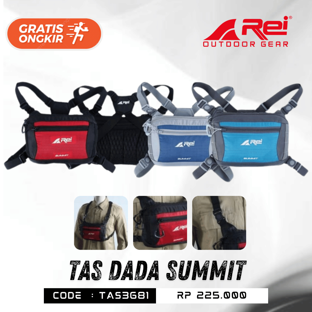 NEW ARRIVAL - Chest Bag Premium / Tas Dada Summit Arei Outdoorgear