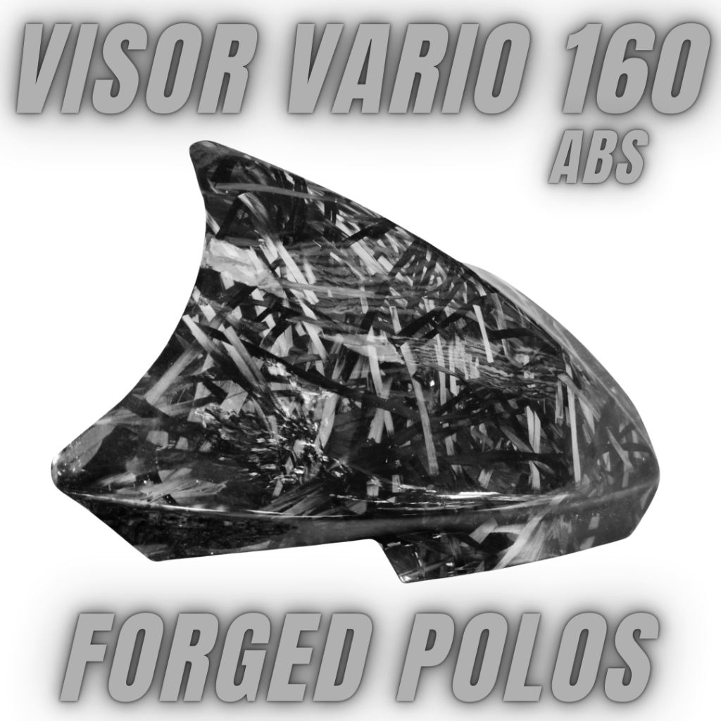 VISOR/WINDSHIELD VARIO 160 ABS CARBON FORGED POLOS VISOR CARBON VARIO 160 BILLED VARIO 160 ABS 160