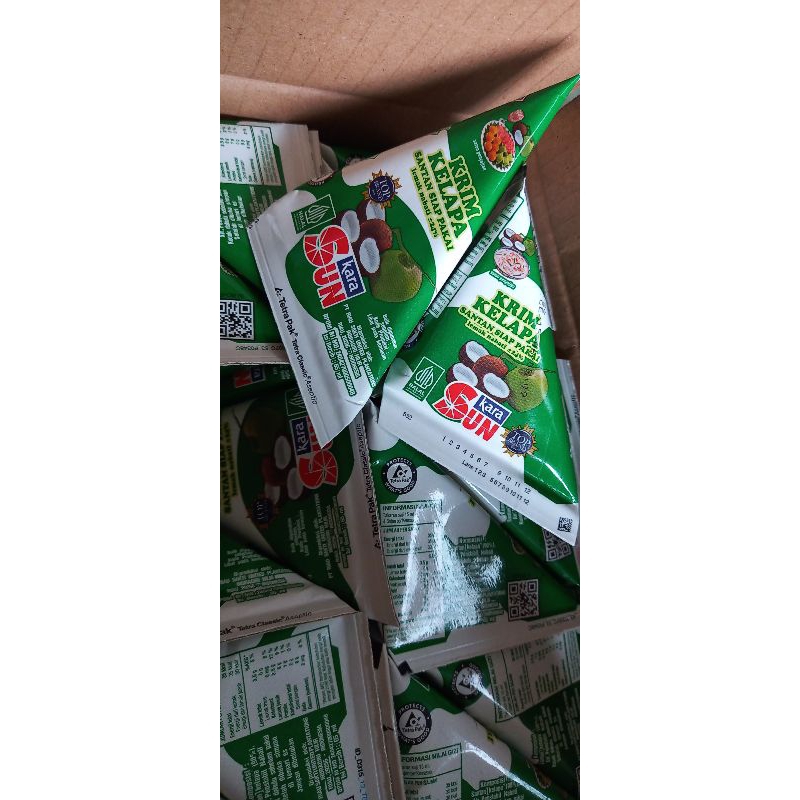 

SUN kara,krim kelapa,santan siap pakai