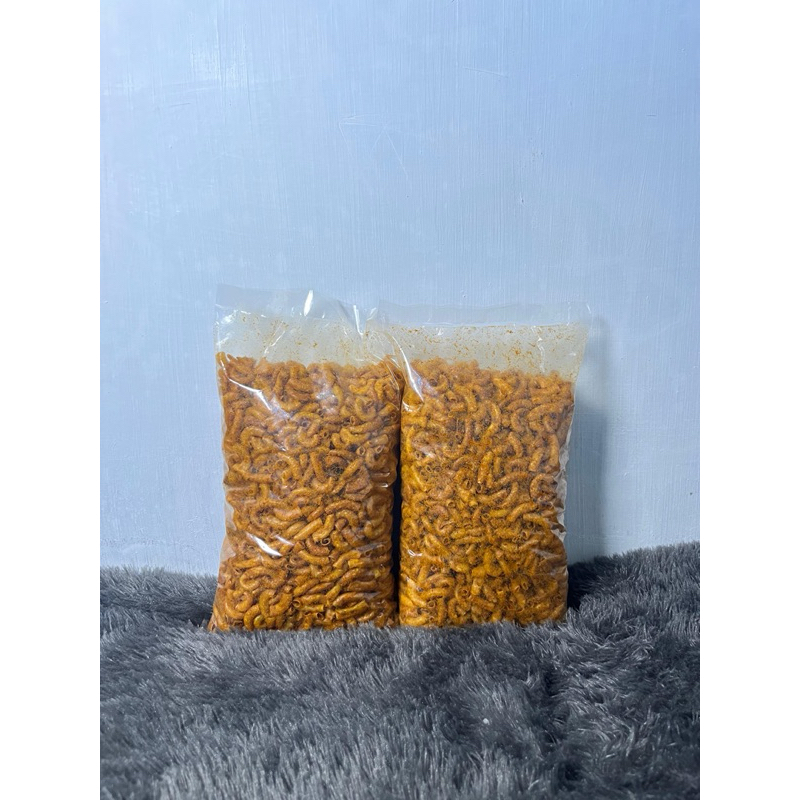 

500 Gram Makaroni bantat rasa jeruk pedas