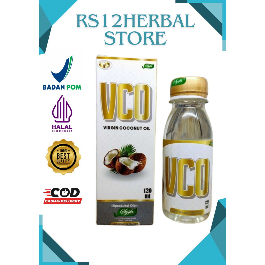 

VCO Virgin Coconut Oil Minyak Kelapa Asli 120 ml Syifa