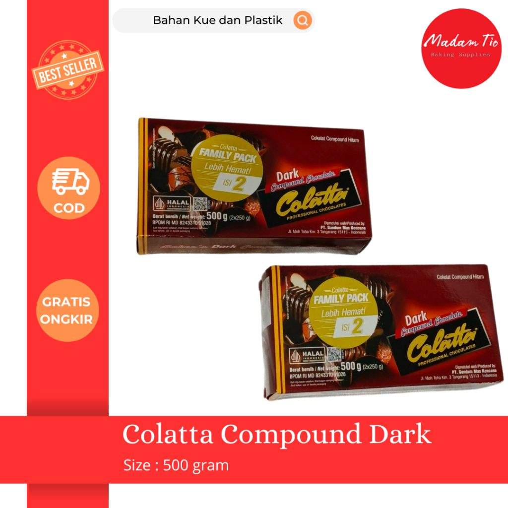 

Colatta Compound Dark 2x250gram 1pcs