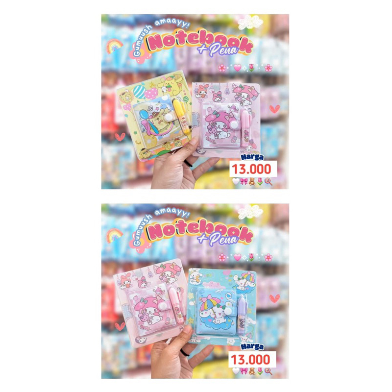 

Notebook + Pena Harga 13.000