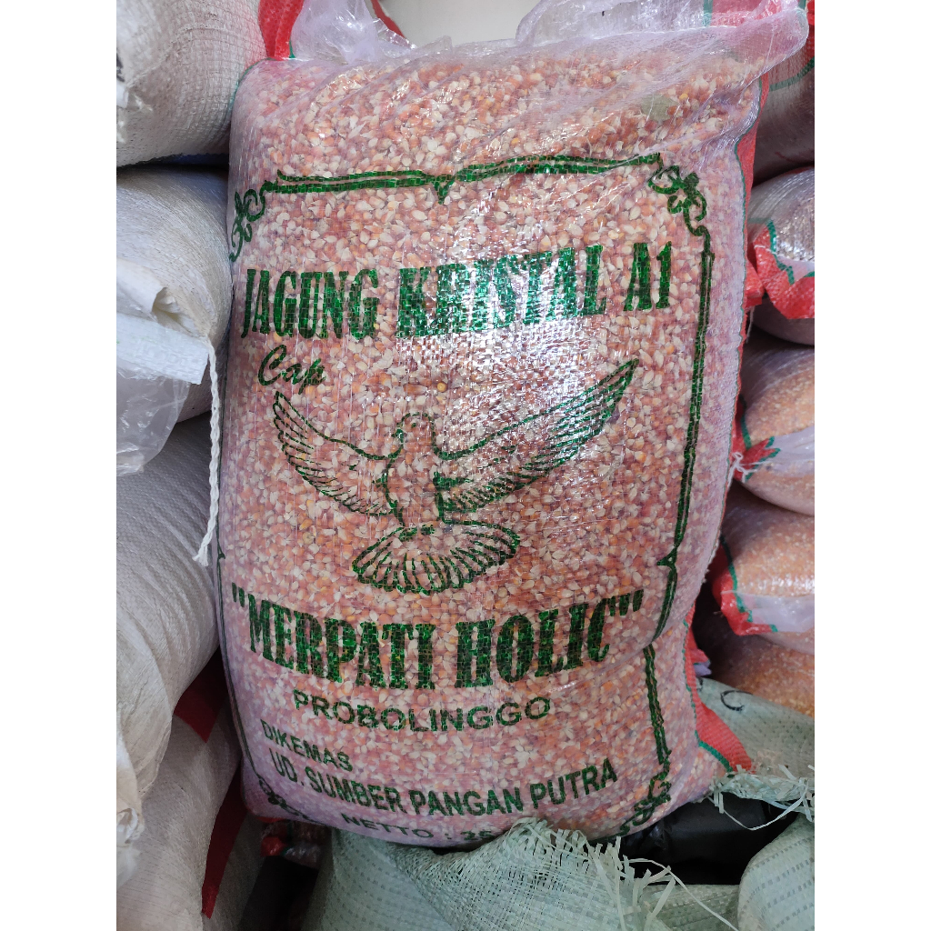 Jagung kristal burung dara / makanan burung dara/merpati