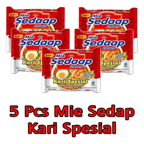 

Mie Sedap Rasa Kari Spesial 5 Pcs