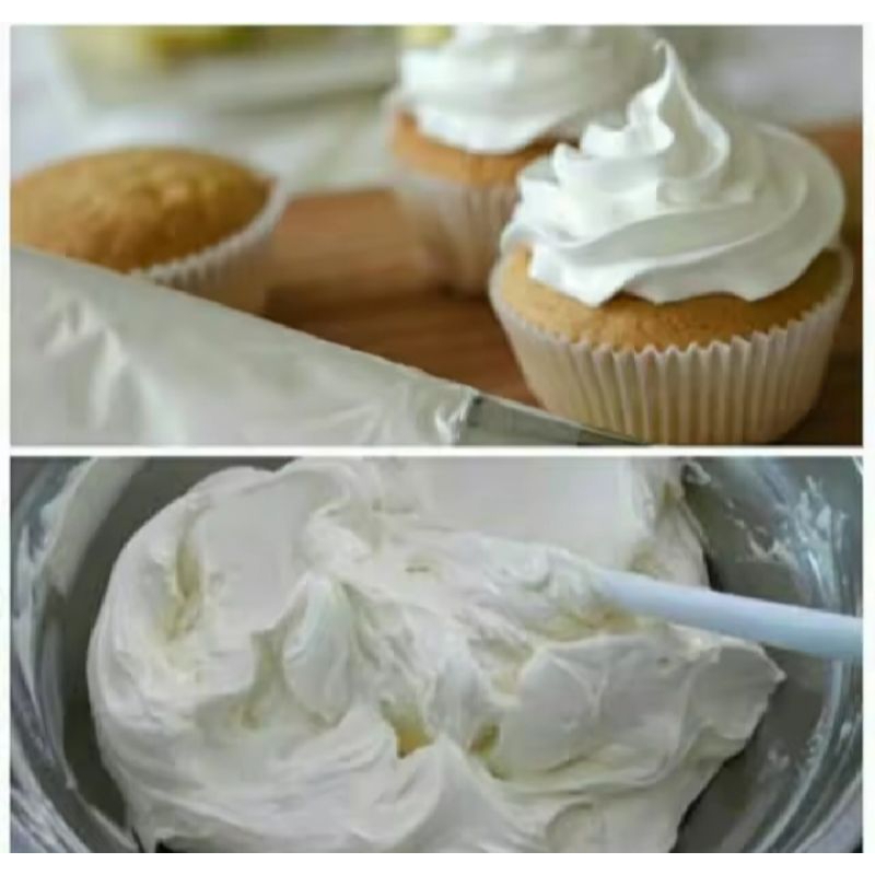 

terlaris 500gr butter krim siap pakai aneka toping tart dan cake