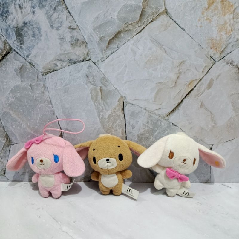 Ganci/Keychain/Keyring Gantungan Kunci Boneka Sugar Bunnies Sanrio Mcd Mcdonald's Rare