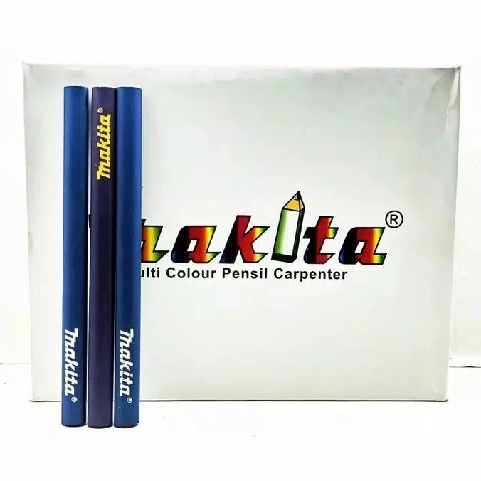 

BISA COD Makita Pensil Tukang Carpenter Pencil Pinsil Bangunan Rumah Proyek Penanda Ukur Kayu Asli Murah