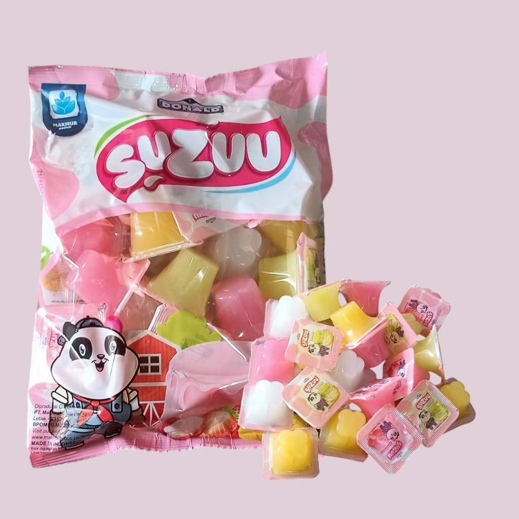 

DONALD SUZUU Jelly Aneka Rasa Buah [20 cup/sak besar]