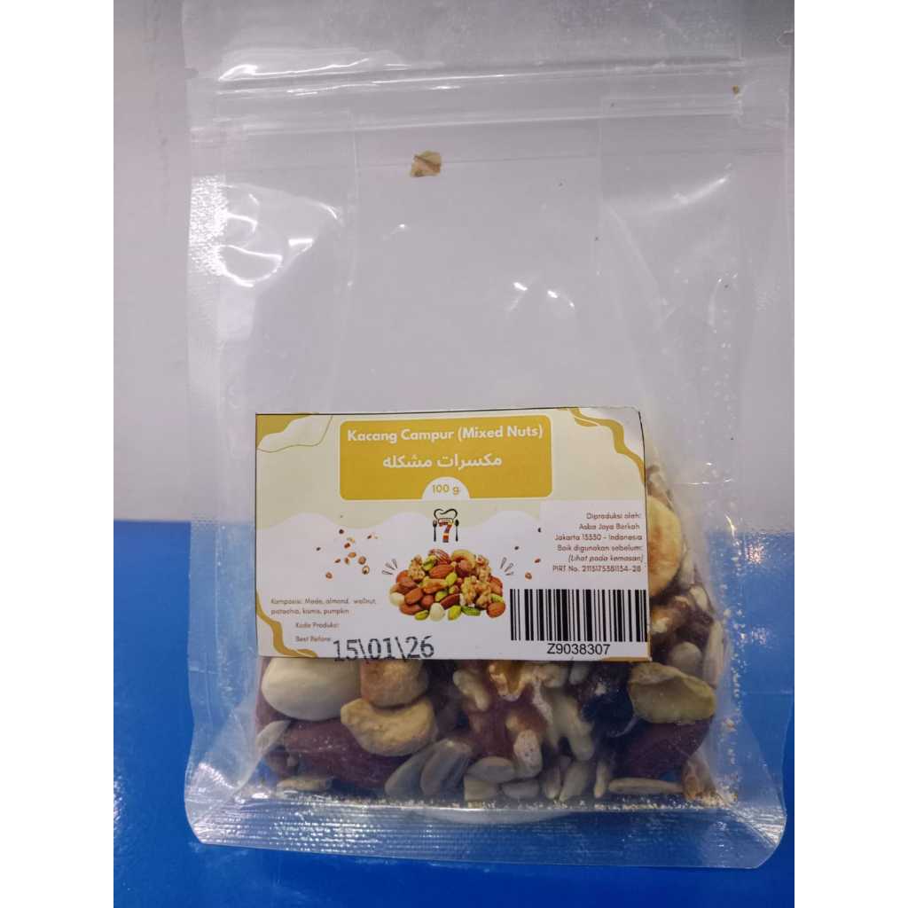 

ASBA MIXED NUTS 100 GRAM