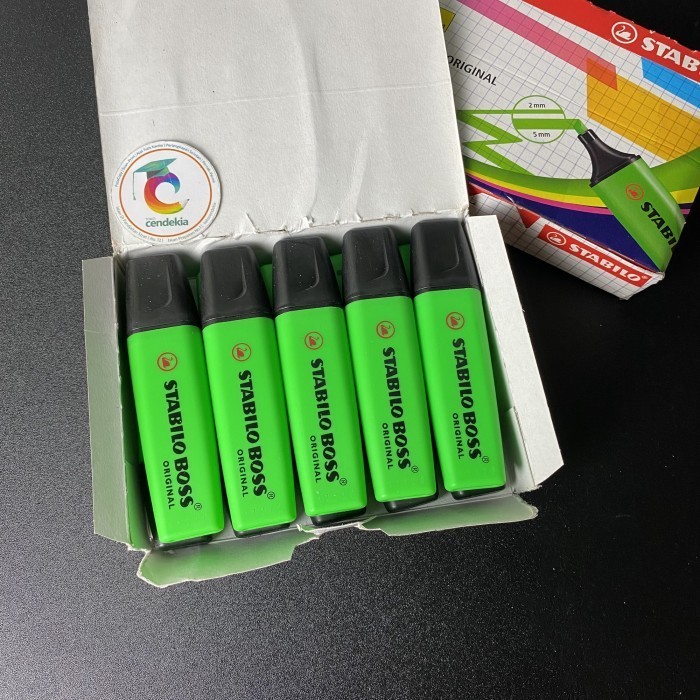 

Highlighter / Textliner / Stabilo Boss Green / Hijau