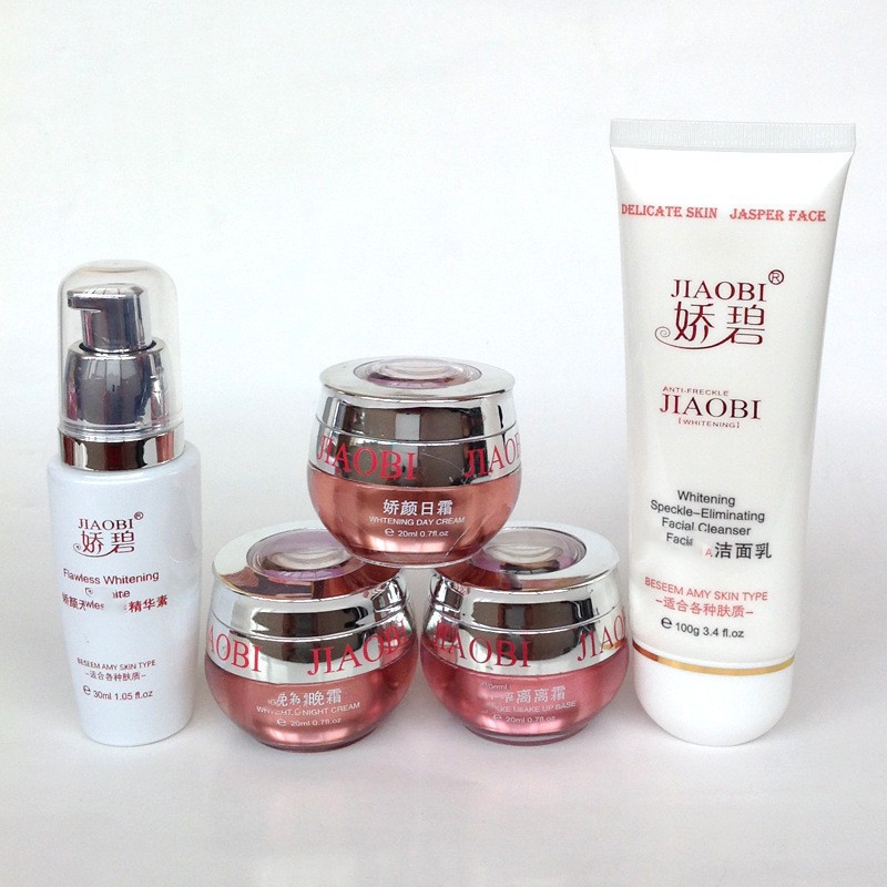 Jiaobi Cream Paket 5in1 RED - Jiaobi Skincare Set 5in1 - Jiaobi Paket Cream - Jiaobi
