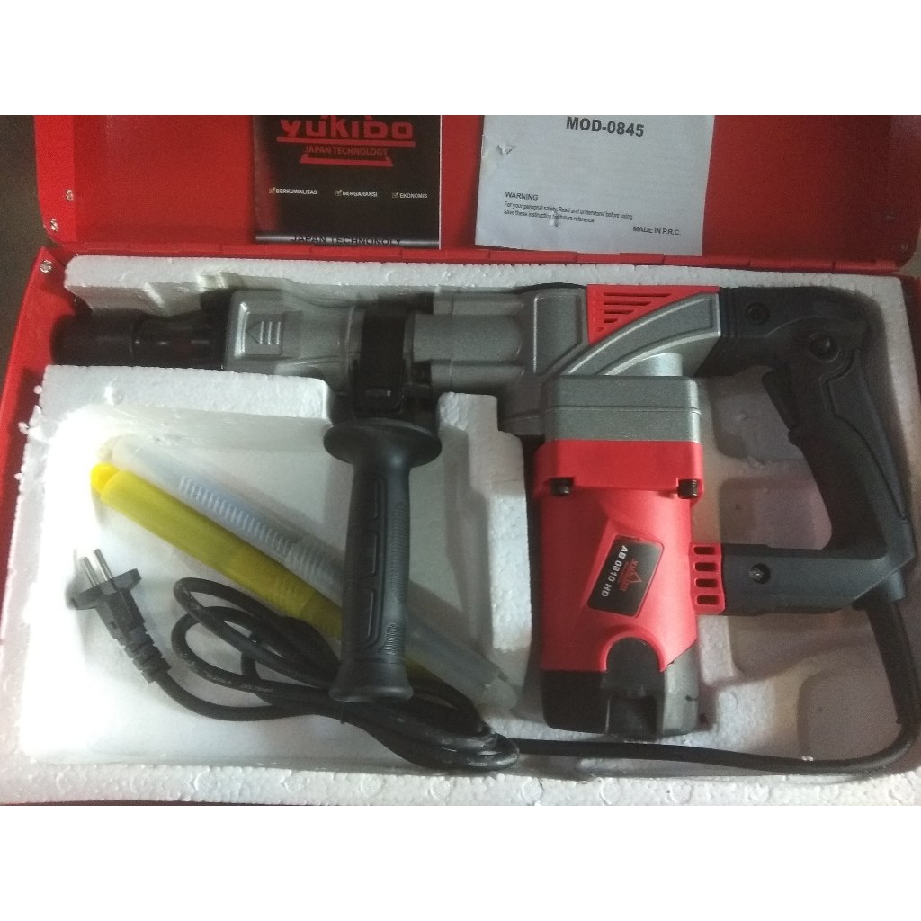 Bisa COD demoltion hammer AB0810HD YUKIDO / mesin jack hammer drill YUKIDO / YUKIDO hammer drill / Y