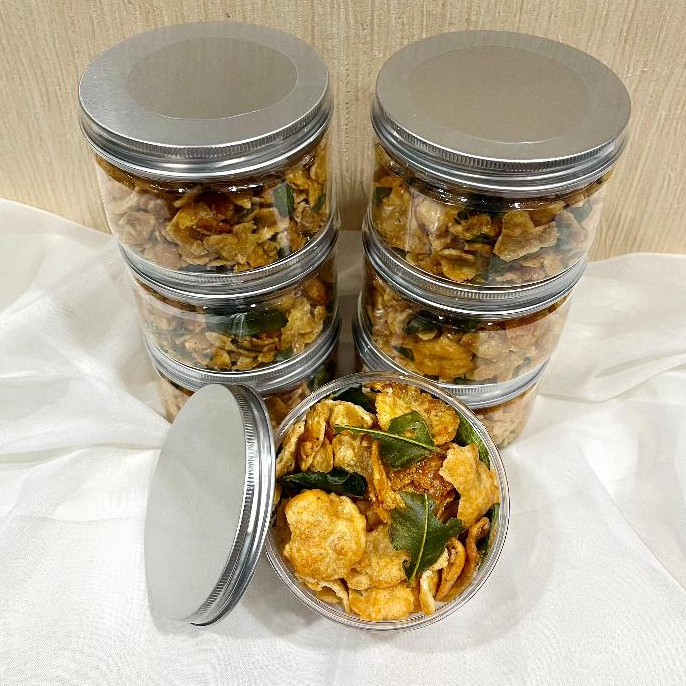 

Emping manis daun jeruk thailand - gurih renyah nagih kemasan 100gram - snack emping manis thailand home made