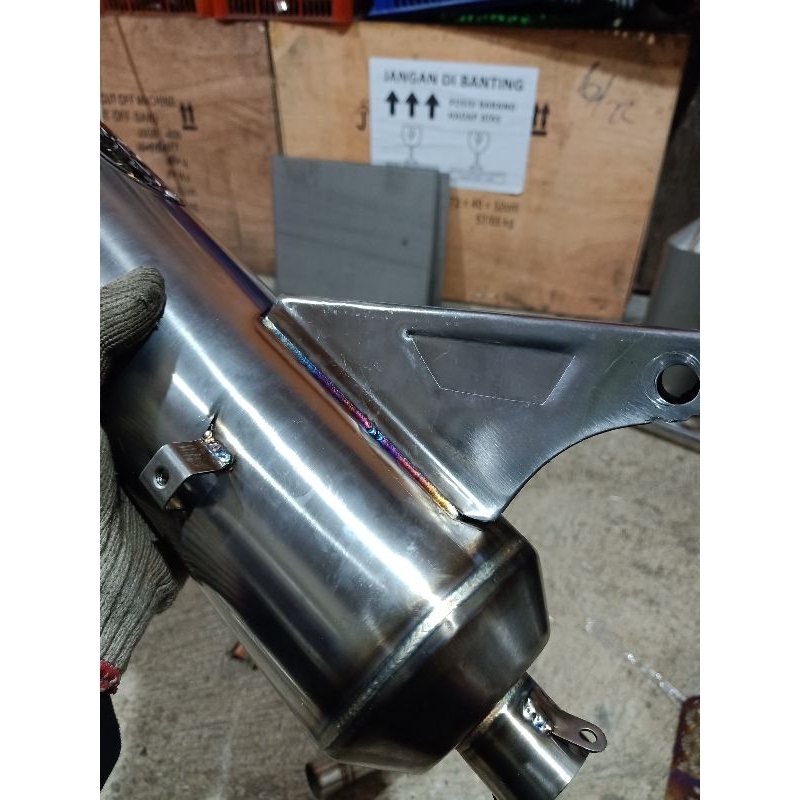 Knalpot motor Mio sporty/Mio J tipe shijiro kenochi