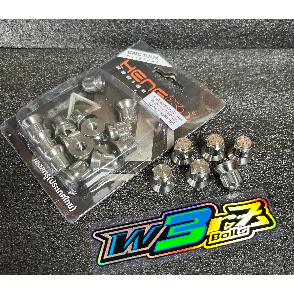 Harga Satuan Mur Topi Stainless m7 Mur 11 Original Heng Stainless Matte - Motorcycle mur knalpot var