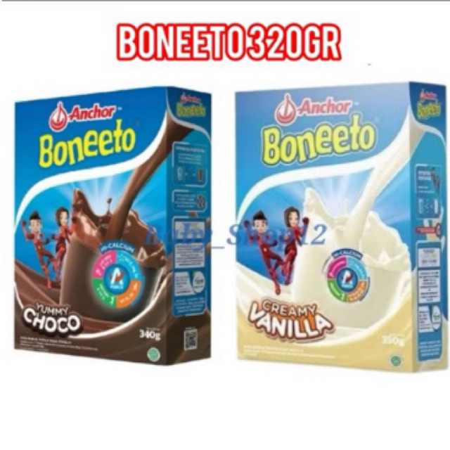 

Susu Boneto 320 gram rasa coklat dan Vanilla