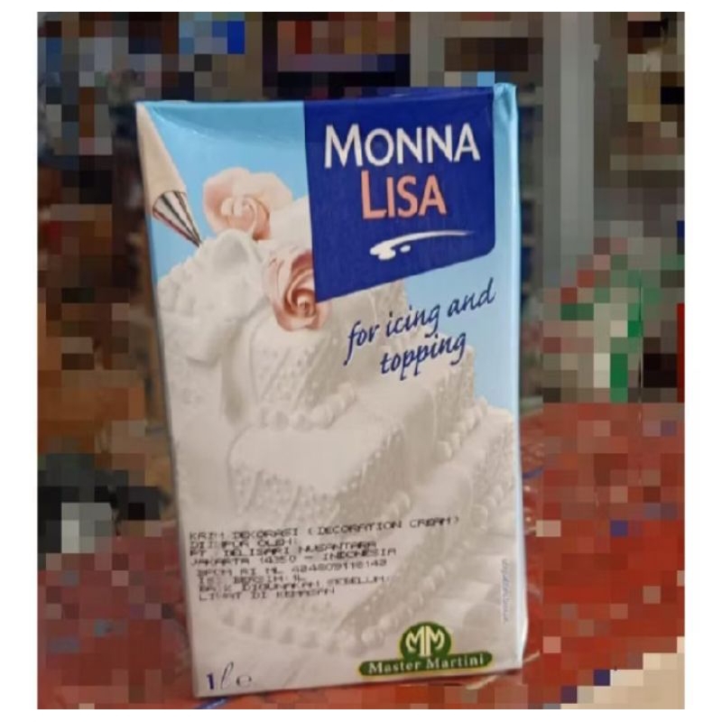 

WHIPPING CREAM MONNA LISA KEMASAN 1LITER