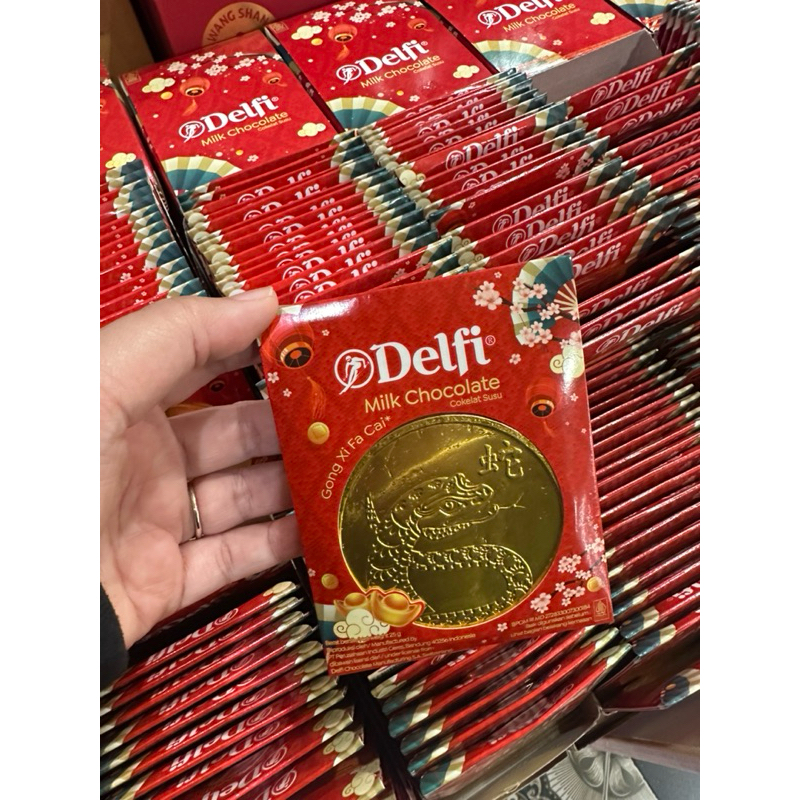 

Coklat Imlek Delfi Big Coin Coklat Hampers CNY Coklat Shio