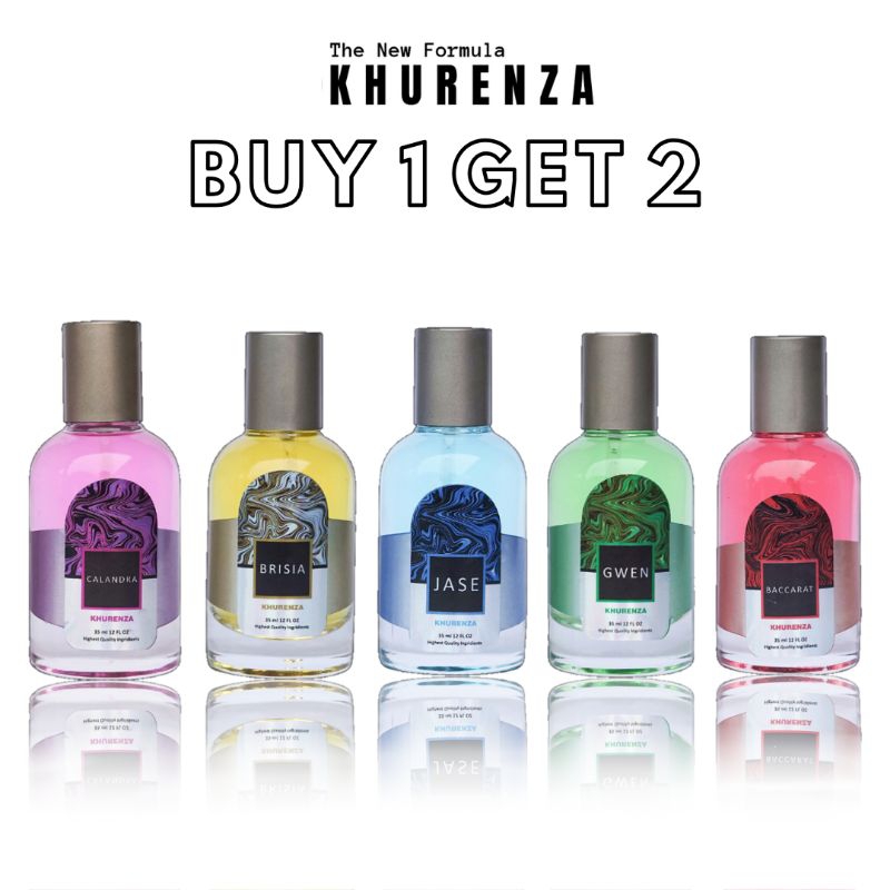 KHURENZA Parfume BELI 1 DIKIRIM 2 (BRISIA, JASE, GWEN, CALANDRA, BACARAT)