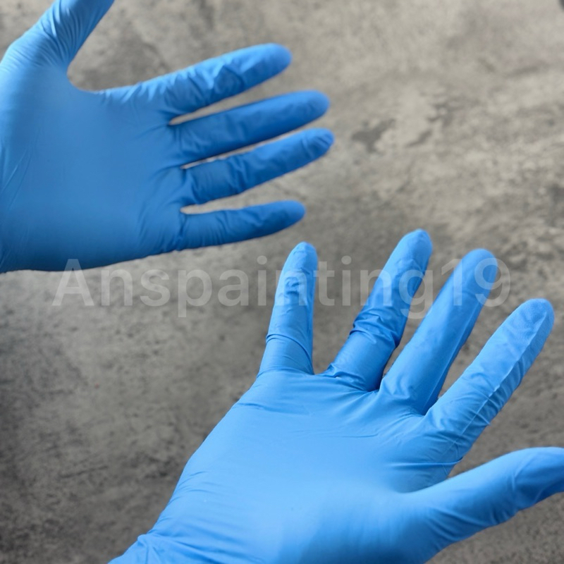 (1pcs )Sarung Tangan Nitrile 100% Medis sarung Tangan Latex /m Oil Proof Menebal Dan Tidak Mudah Pec