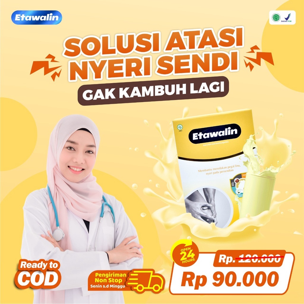 

NEW! Etawalin - Susu Etawa Atasi Masalah Asam Urat dan Nyeri Sendi Secara Alami Paket 1 Box