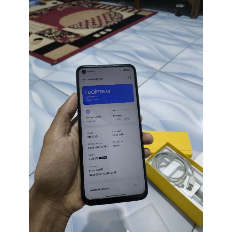 Realme 8i 6+6 | 128 Gb Second Noken