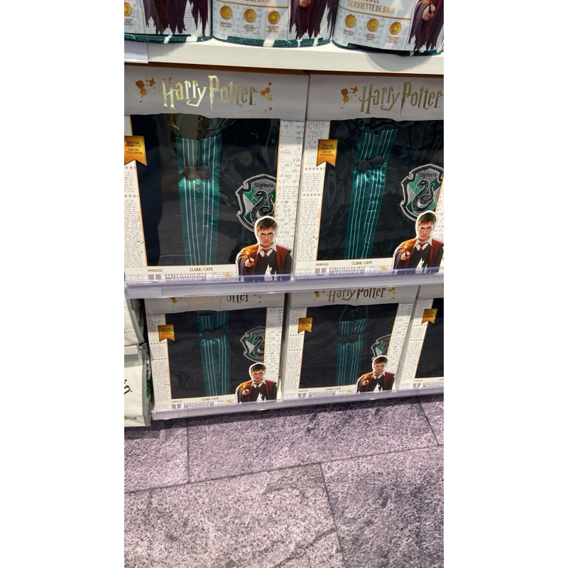 Jubah Cloak Miniso x Harry Potter - Slytherin