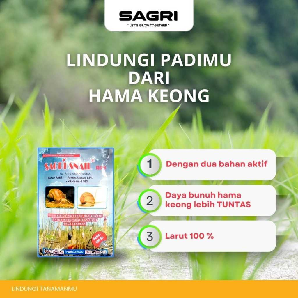 Moluskisida SAGRI-SNAIL 63/10 WP - 100 Gram