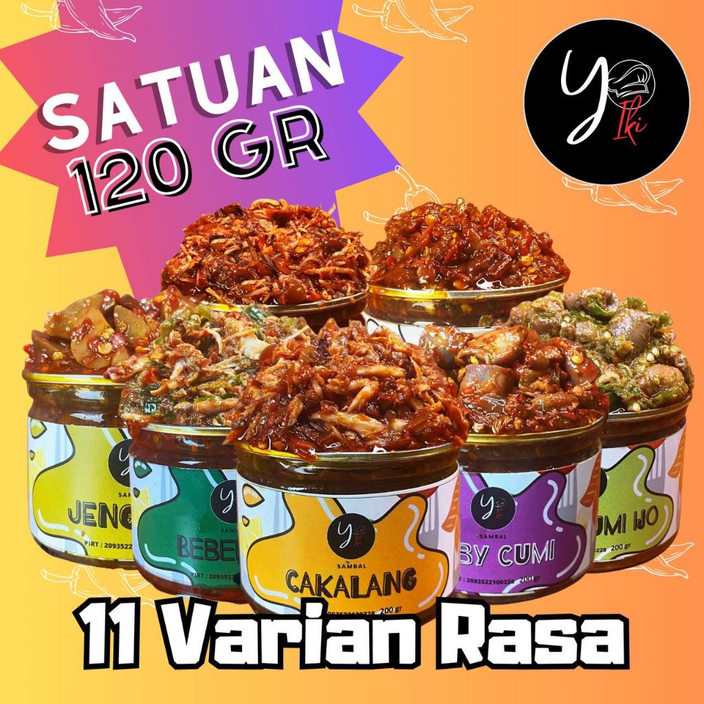 

(Satuan) YOIKI Sambal Kemasan 120 Gram