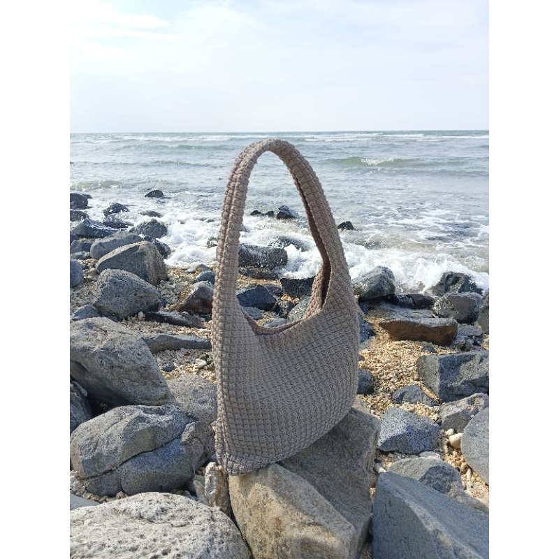 Tas boho Totebag rajut Tas Rajut Tangan