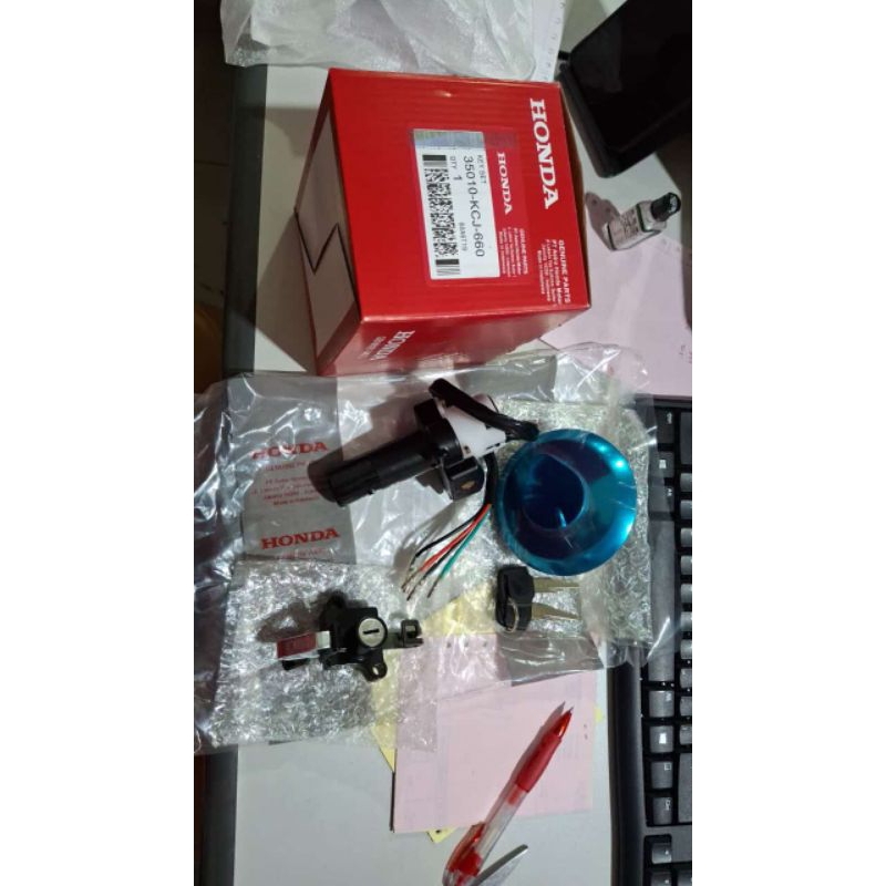 Kunci Kontak Key Set KCJ Plus kunci tangki, jokt tiger lama, tiger 2000.mega pro lama, megapro primu