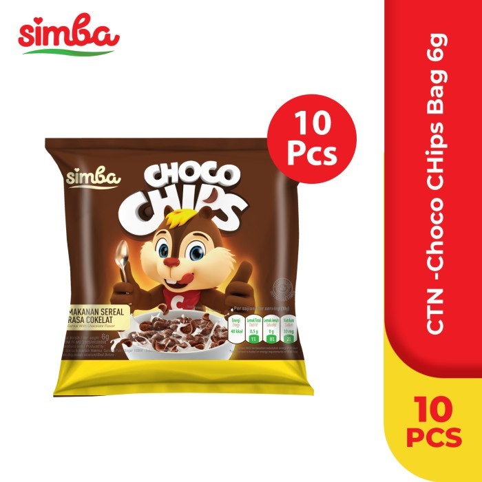 

SIMBA CHOCO CHIPS RCG 10x6 GRAM