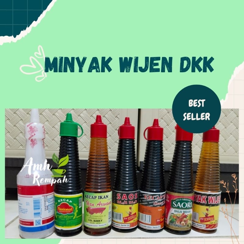 

Minyak Wijen, Kecap Asin, Kecap Ikan, Saos Raja rasa, Saos Tiram, Kecap Inggris, Cuka, Kecap Manis | Halal