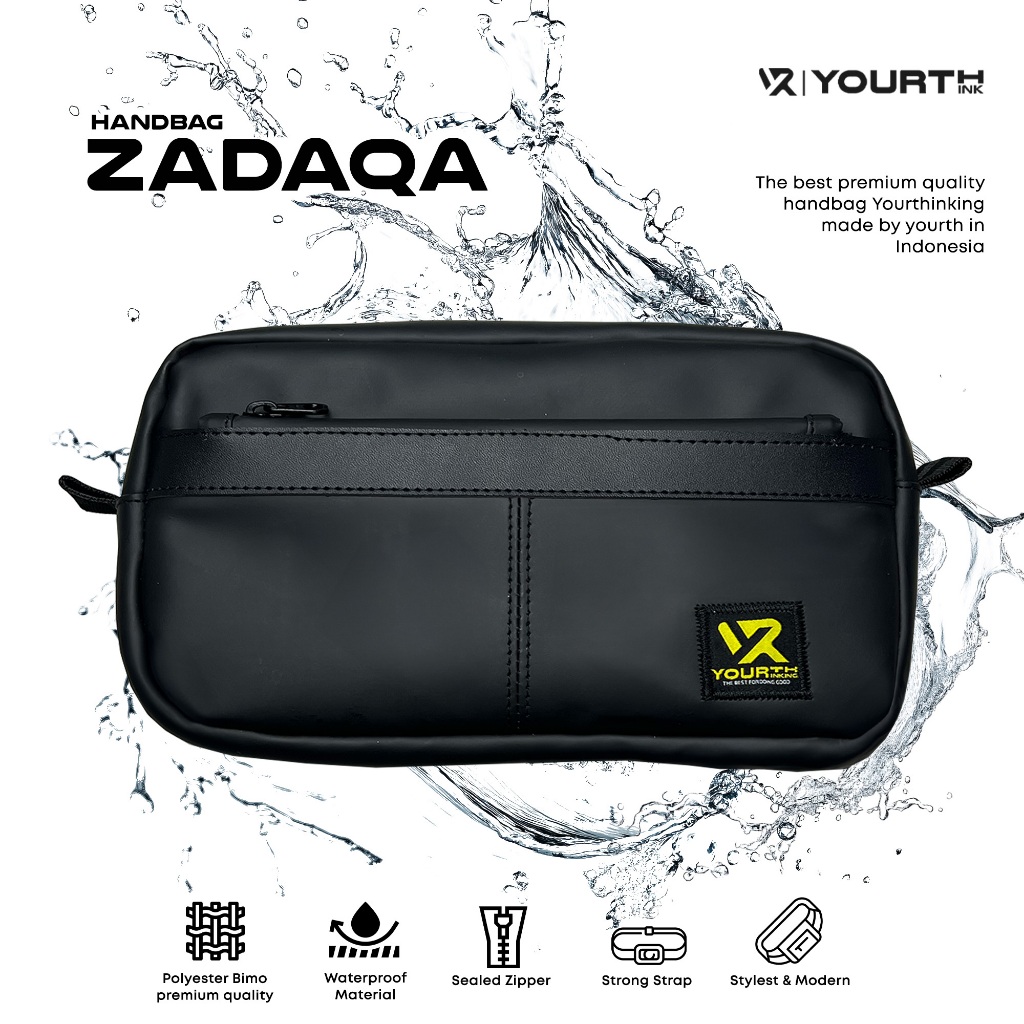 YOURTH - Handbag Pria Zadaqa Exclusive Clucth Bag Tas Hand Bag Cowok Pria premium original branded 1