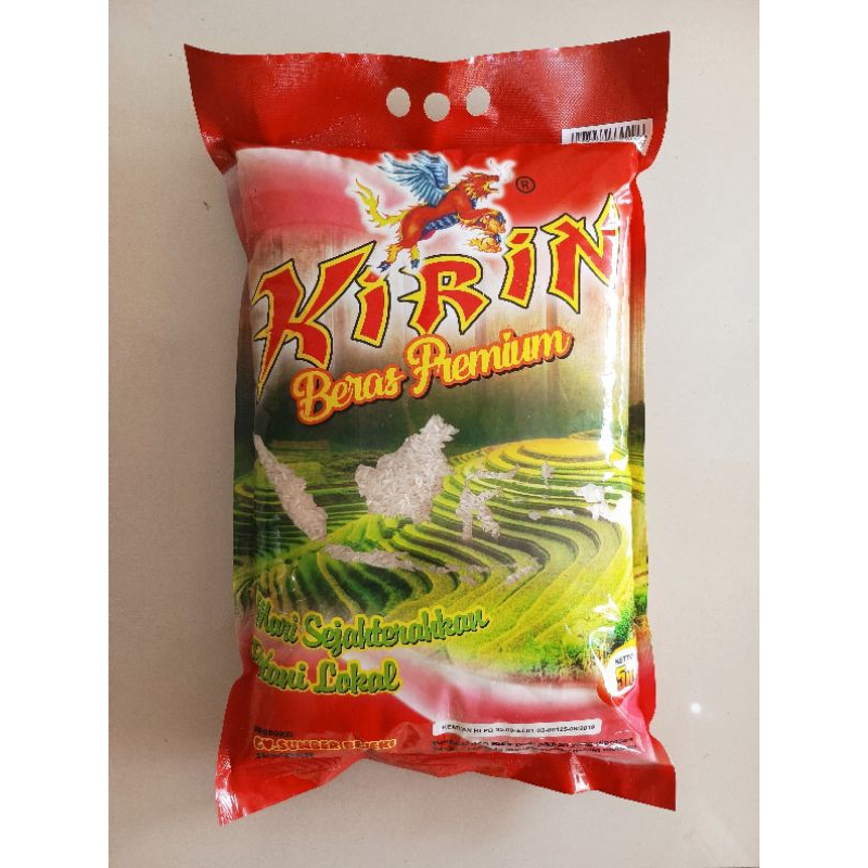 

Beras Premium Pulen Kirin 5kg