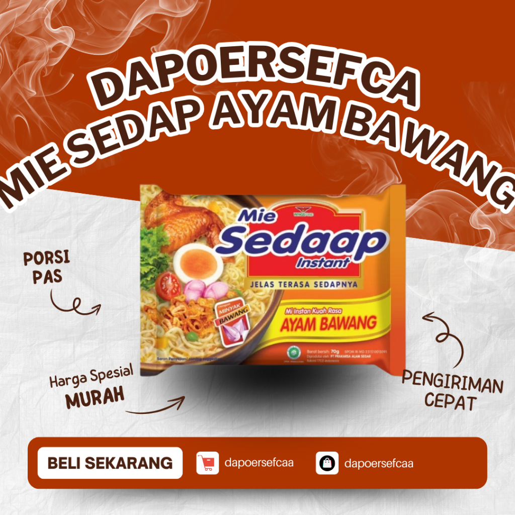 

Mie Sedap Instan Ayam Bawang Wing Food