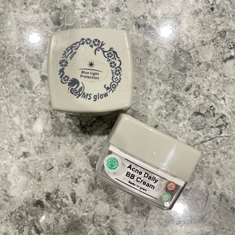 MS GLOW BB CREAM ACNE DAILY GRESS NO REJECT CREAM SIANG MS GLOW