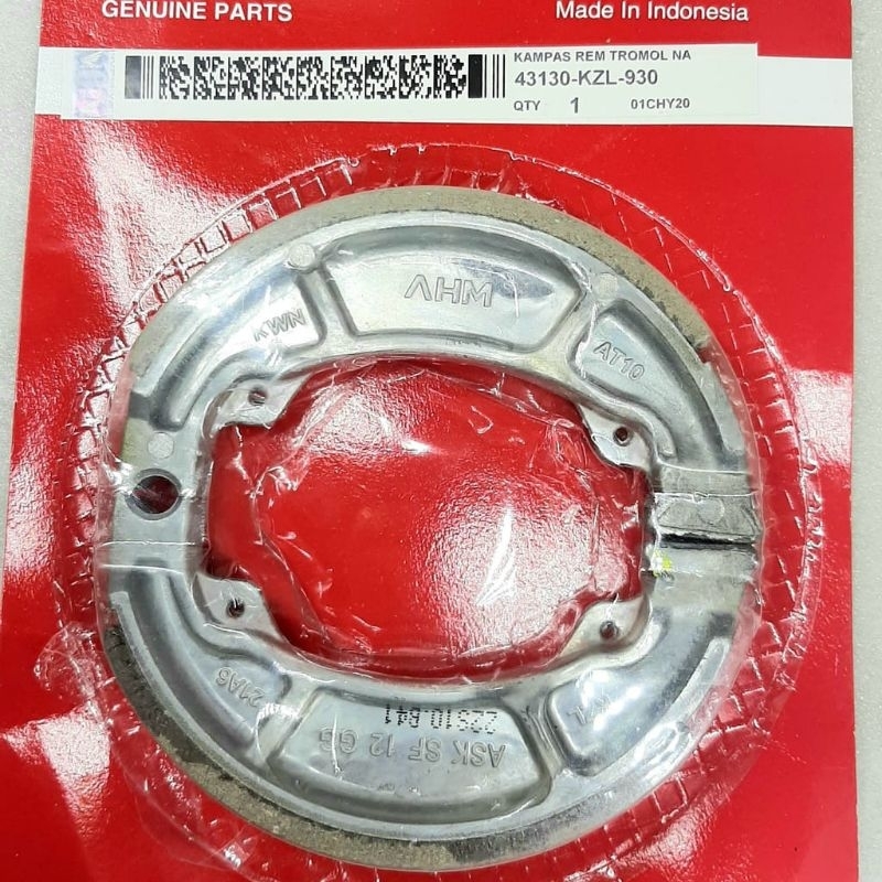 KAMPAS REM BELAKANG BEAT KAMPAS REM HONDA MATIC KANPAS REM VARIO KANVAS REM BELAKANG SCOOPY ORIGINAL