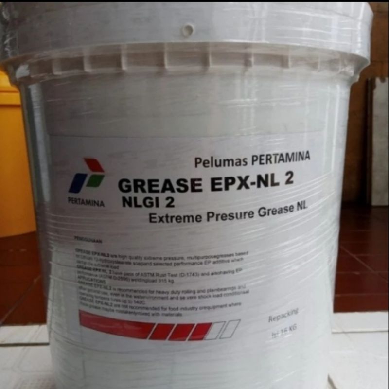 Pelumas Pertamina Grease EPX-NL 2 NLGI Extreme Pressure